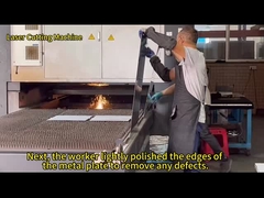 Máquina de corte por láser de placa de acero inoxidable de 1500W para el fregadero de cocina hecho a mano