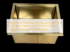 Fregadero de cocina Máquina de fregadero de acero inoxidable 304 con gran capacidad y diseño multifuncional para las necesidades de la cocina moderna