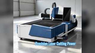 Máquina cortadora láser de fibra industrial PrecisionCut Pro