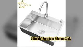 Máquina de fregadero de cocina de acero inoxidable 304 premium