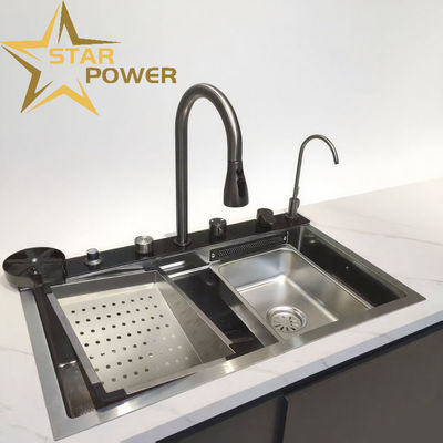 Buen precio Cuenca de cocina hecha a mano extra gruesa 4.0mm 304/316 de acero inoxidable en línea