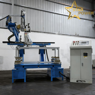 Buen precio Máquina de soldadura CNC con soldadura de cuatro lados y operación con pantalla táctil para lavabos hechos a mano con precisión de posicionamiento de ± 0,1 mm en línea