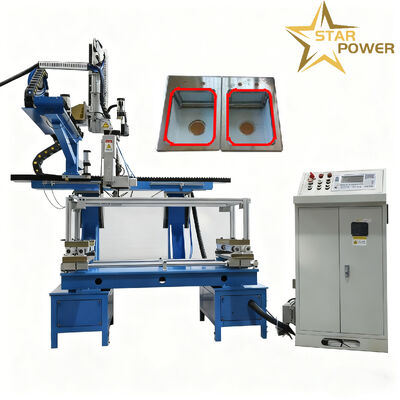 Buen precio Máquina de soldadura de paneles de fregadero controlada por CNC con soldadura sin costuras y alineación de precisión para fregaderos de cocina en línea