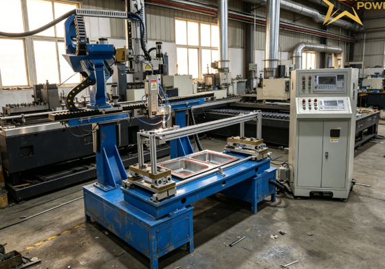 Buen precio Máquina automática de soldadura de arco de argón plano de cuatro lados. Equipo de soldadura sin costuras controlado por CNC para la línea de fabricación masiva del fregadero de cocina de acero inoxidable 304. en línea