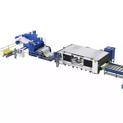 Línea de perforación de acero inoxidable automática de la placa de la hoja de la bobina del zigzag círculo que esconde el alimentador auto