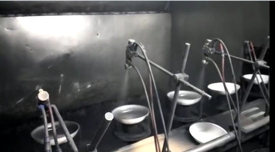 Cadena de producción automática del Utensilios de cocina de la capa del color máquina para la fabricación de aluminio del utensilio