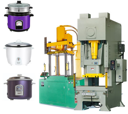 Cadena de producción multifuncional del Utensilios de cocina, máquina de la prensa de la embutición profunda de 4 columnas