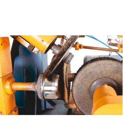 Máquina pulidora que pulimenta de acero inoxidable de la vibración del tanque del pote del espejo de la tapa del metal de la tabla rotatoria