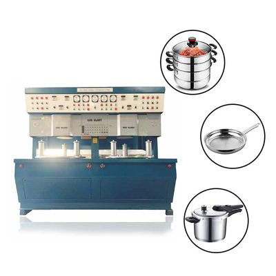 Buen precio Máquina inferior de la producción del Utensilios de cocina del bocadillo que suelda para el pote de cocinar de acero inoxidable en línea