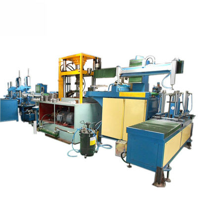 El pote automático industrial que hacía la máquina con el CU ISO certificó