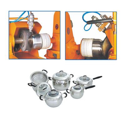 Máquina pulidora del Utensilios de cocina multi de la cabeza para pulimentar de acero inoxidable del lavabo