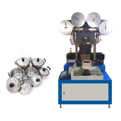 Máquina pulidora del pote de aluminio automático para enarenar de la correa del Utensilios de cocina