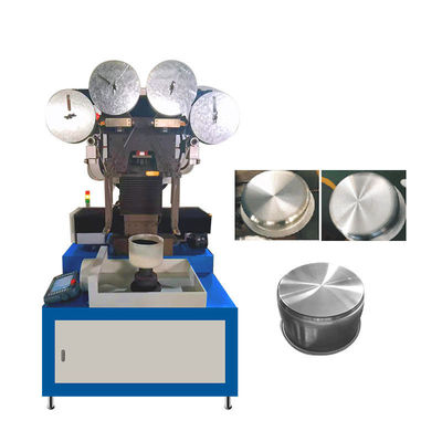 Máquina pulidora del pote de aluminio automático para enarenar de la correa del Utensilios de cocina