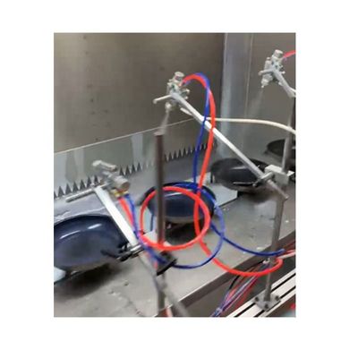 La máquina automática industrial de la pintura a pistola para la producción ISO del Utensilios de cocina certificó