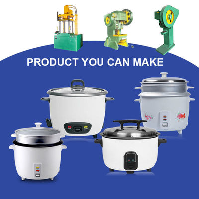 Cadena de producción multifuncional del Utensilios de cocina, pote de acero que hace la máquina para la olla de presión