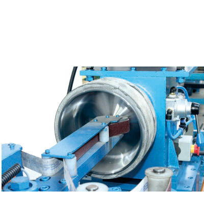 Máquina de lijar de pulido automático en el interior de la máquina de lijar adsorción al vacío con doble cabeza para utensilios de cocina