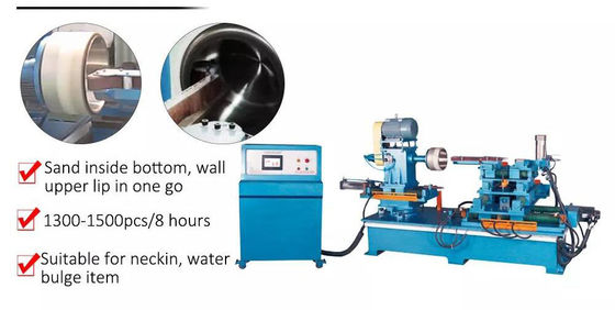 Máquina de lija de limpieza de cuenco de aluminio para metal de acero inoxidable