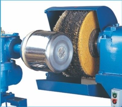 Máquina de pulido industrial de acero inoxidable Máquina de pulido para macetas y sartenes de acero inoxidable
