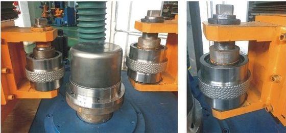 Máquina de relieve de doble estación CNC de alta velocidad para utensilios de cocina exteriores