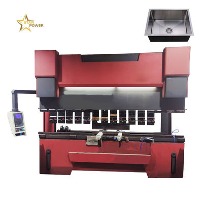 Buen precio 9800KG Máquina de flexión de acero inoxidable Máquina plegable de fregadero de cocina en línea