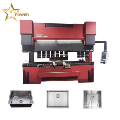 Buen precio Máquina de lavado de la cocina de chapa de metal CNC, máquina de frenos, máquina de frenos, curvadora eléctrica hidráulica en línea