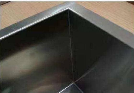 Máquina de lavabo de cocina de alta durabilidad Esquina de moldeo polaco Cuadrado de ángulo de soldadura
