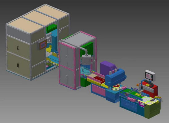 Máquina automática de fabricación de anillos de acero con tapa de vidrio