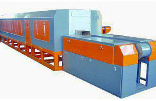 Línea de producción de equipos de horno industrial para calefacción de componentes metálicos de cinturón de malla