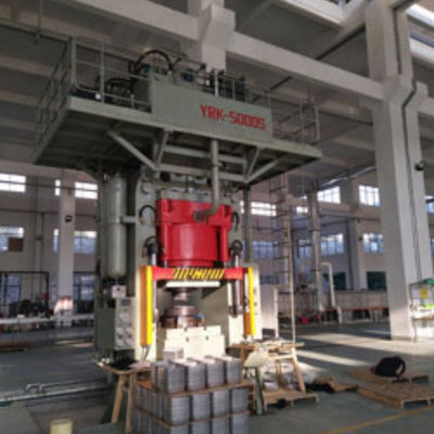 Serie YRK-7SQ totalmente automática tanque de aceite montado imitación fundición a presión formando alambre de acero enrollamiento prensa hidráulica