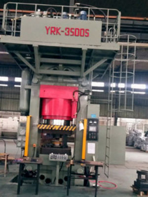 Serie YRK-7SQ totalmente automática tanque de aceite montado imitación fundición a presión formando alambre de acero enrollamiento prensa hidráulica