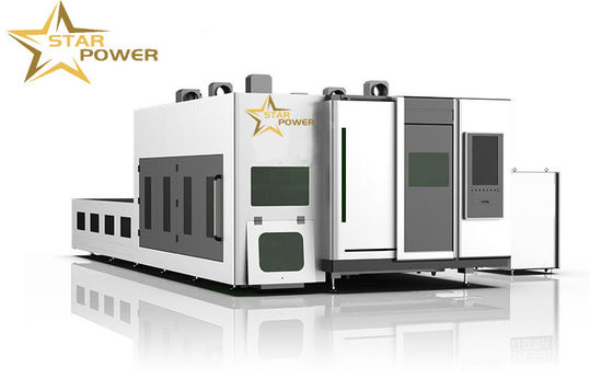Máquina de corte por láser de acero inoxidable de placas metálicas profesionales con 1500W~3000W
