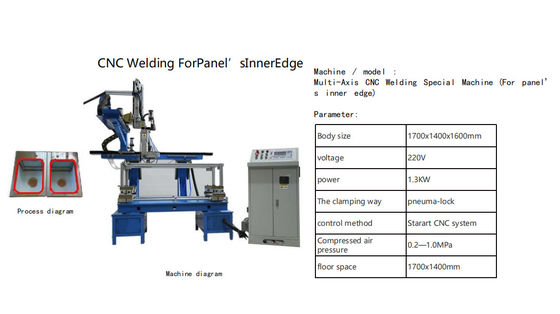 Buen precio Máquina especial de soldadura de bordes internos CNC de alto rendimiento para el sector industrial en línea