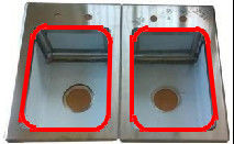 Máquina especial de soldadura de bordes internos CNC de varios ejes para fregaderos artesanales de acero inoxidable