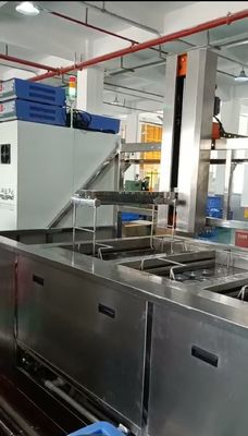 Buen precio Equipos industriales de limpieza y secado con tecnología ultrasónica para piezas metálicas de precisión en línea