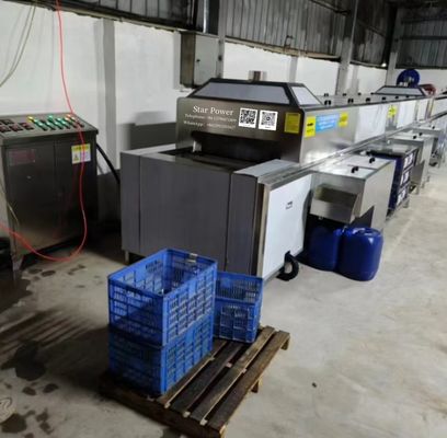 Línea de producción de equipos de limpieza y secado de fabricación industrial a medida