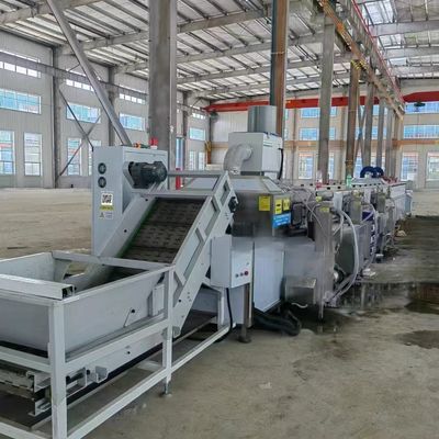 Equipo de línea de producción de limpieza y secado industrial de precisión a través del tipo personalizado