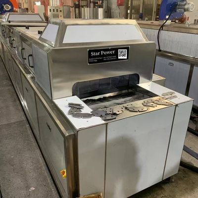 Equipo de línea de producción de limpieza y secado industrial de precisión a través del tipo personalizado