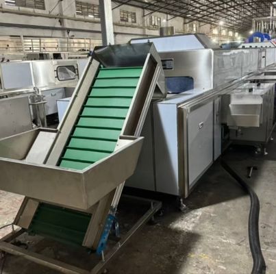 Capacidad de limpieza potente línea de producción de equipos de limpieza y secado automatizados