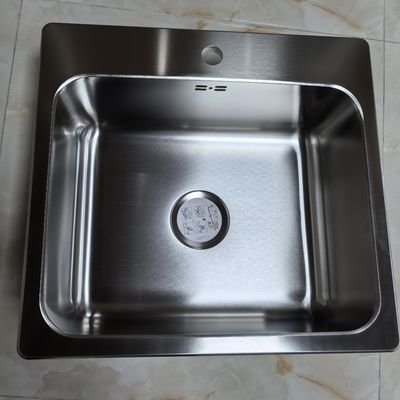 Buen precio Lavadero de acero inoxidable 304 de acero inoxidable cubierto de nano cepillado Submontaje Lavadero de acero inoxidable Cubo doble cuenca macetas grandes máquina de fregadero de cocina en línea