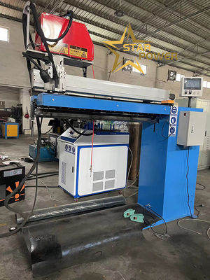 Máquina de soldadura de costura recta CNC para placa de aluminio, acero al carbono, placa de acero inoxidable y pieza de trabajo cilíndrica