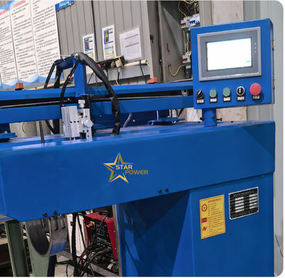 Máquina de soldadura de costura de alta precisión de material de acero al carbono industrial de alta eficiencia