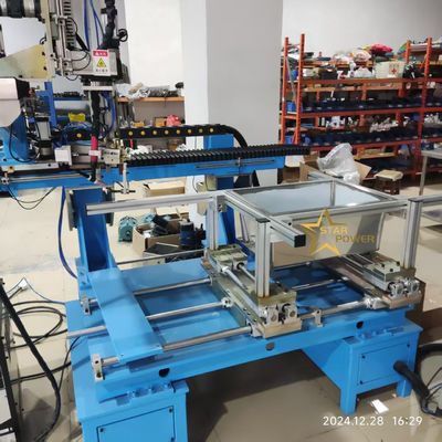 Máquina de soldadura automática de superficie CNC para la fabricación de fregaderos manuales de acero inoxidable