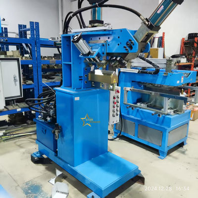 Máquina de prensado de juntas y ángulos controlada por PLC para soldadura lisa de costuras de alta precisión en la industria de la cocina