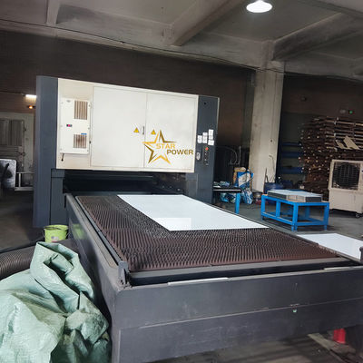 Máquina de corte láser de alta potencia para línea de producción de utensilios de cocina