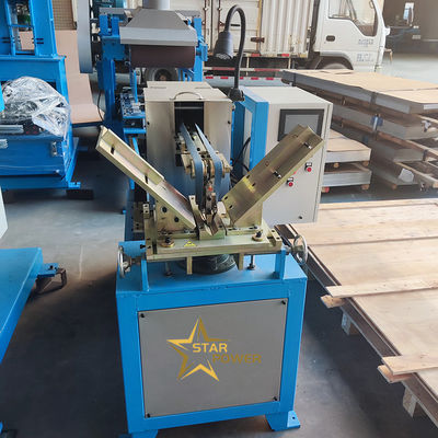 Máquina industrial de lavamanos de cocina de alto rendimiento para la molienda de costuras verticales en esquinas redondas interiores
