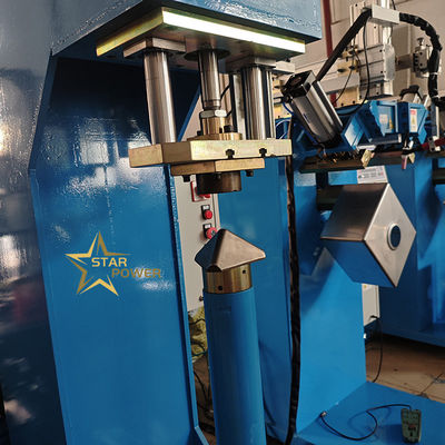 La máquina automática de prensado de ángulos se utiliza para prensado de esquinas redondas de acero inoxidable de metal
