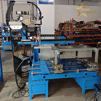 Gran máquina de soldadura de superficie CNC de alta eficiencia para soldadura de paneles de acero inoxidable metálico