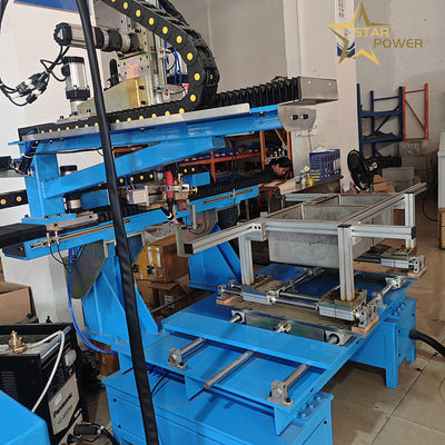 Gran máquina de soldadura de superficie CNC de alta eficiencia para soldadura de paneles de acero inoxidable metálico