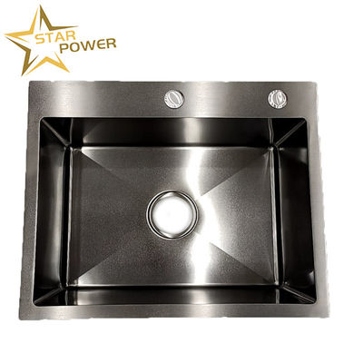 Acero inoxidable 304 especialmente para lavadoras Cuenca de mano Gran fregadero único espesor Prevención de la corrosión fregadero de cocina integrado