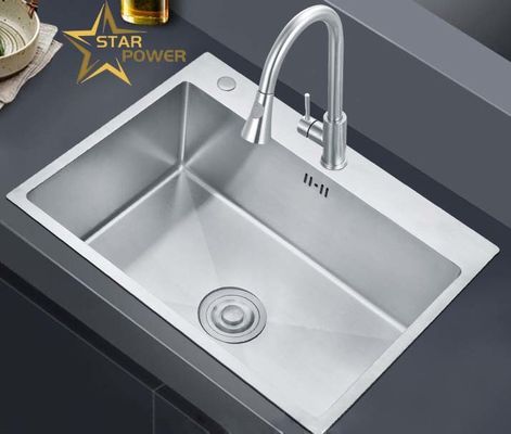 Lavadora de lavabo Lavadora de lavabo hecha a mano Lavadora de acero inoxidable
